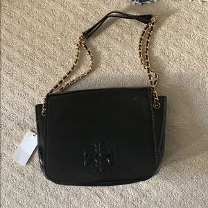 NWT Tory Burch Charlie Patent shoulder bag